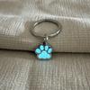 Animal Footprints Cat Paw Keyring Glow In Dark Luminous Paw Keychain Friends Children   Bag Pendant