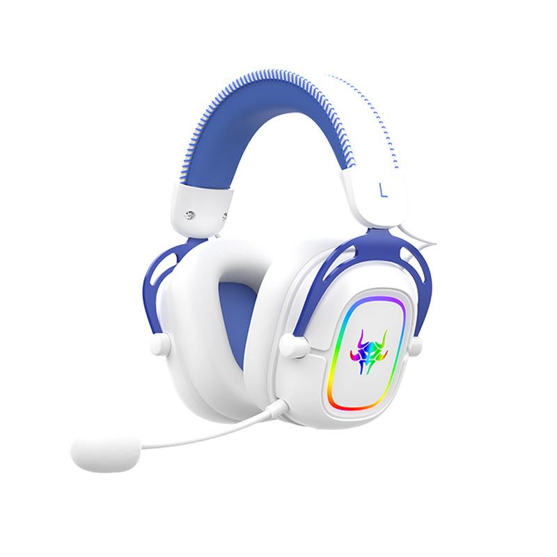 Новая трансграничная игровая Bluetooth-гарнитура с оголовьем: Удобные, Чистый звук, Три беспроводных режима.