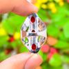 Mozambique Garnet Gemstone Handmade 925 Sterling Silver Jewelry Ring Size 8 I3l44