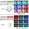 USB LED Strip Lights Bluetooth RGB 5050 2835 5V RGB LED Lamp Ribbon Flexible Light For Room Decoration TV BackLight Diode Tape