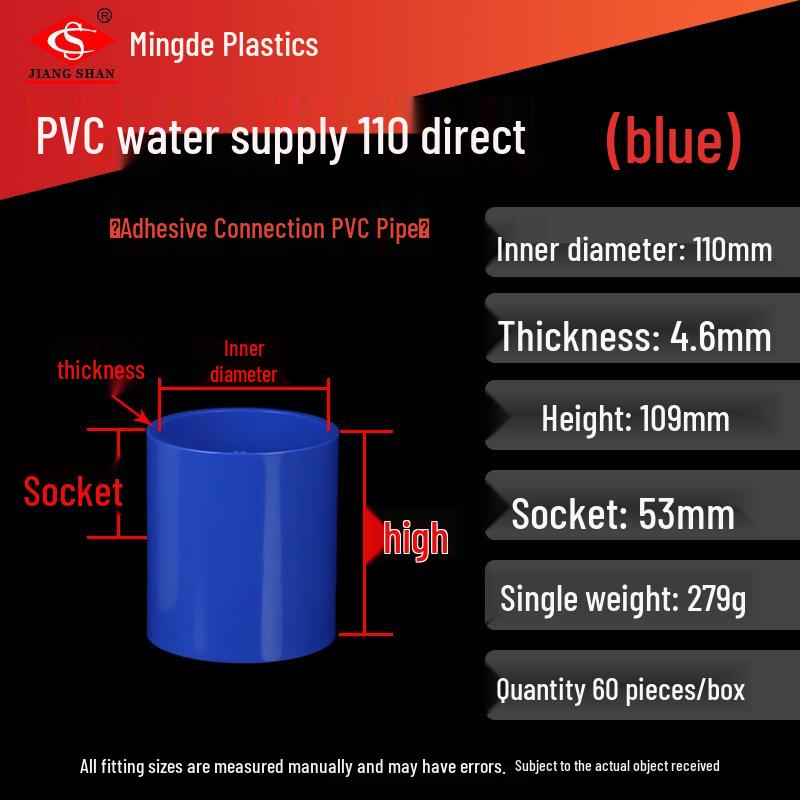 ПВХ Двусторонний Прямой Хомут для Фитингов Водоснабжения