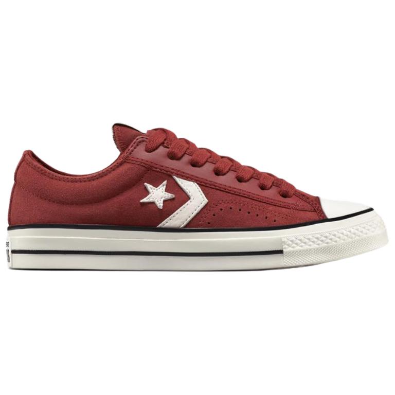 Converse Star Player 76 Low Suede Remix - Rottin Apple Унисекс Кроссовки Красный Винтажный-Белый A13239C