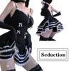 Maid Adult Lolita Uniform Costume Dress Set Women Sexy Cosplay Anime Outfit