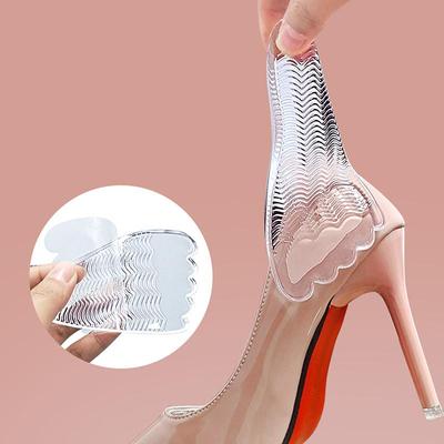 1 пара подушечек для обуви, стелька для передней части стопы, нескользящие силиконовые стельки, подушечки для ног