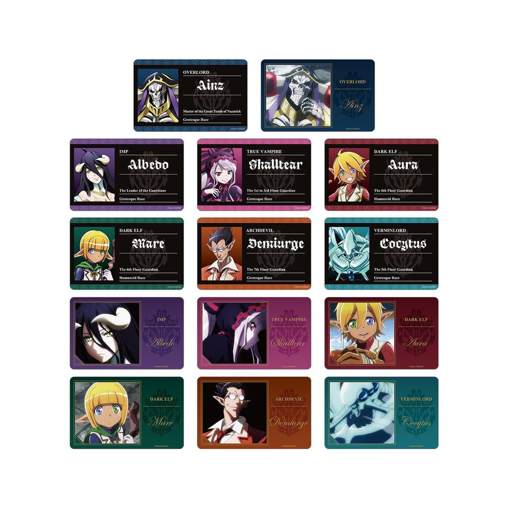 Overlord the Movie: Holy Kingdom Arc Trading Plastic Profile Cards, Box of 14