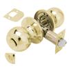 Wolfpack Door Knob with Brass Lock for Bathrooms