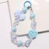 Cute Bow Colorful Phone Lanyard Star Glitter Wrist Straps  Phone Accessories