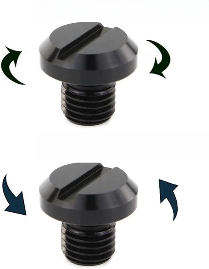 Mirror Hole Cover Caps M10 x 1.25 Positive Screw + Reverse Screw Motorcycle Mirror