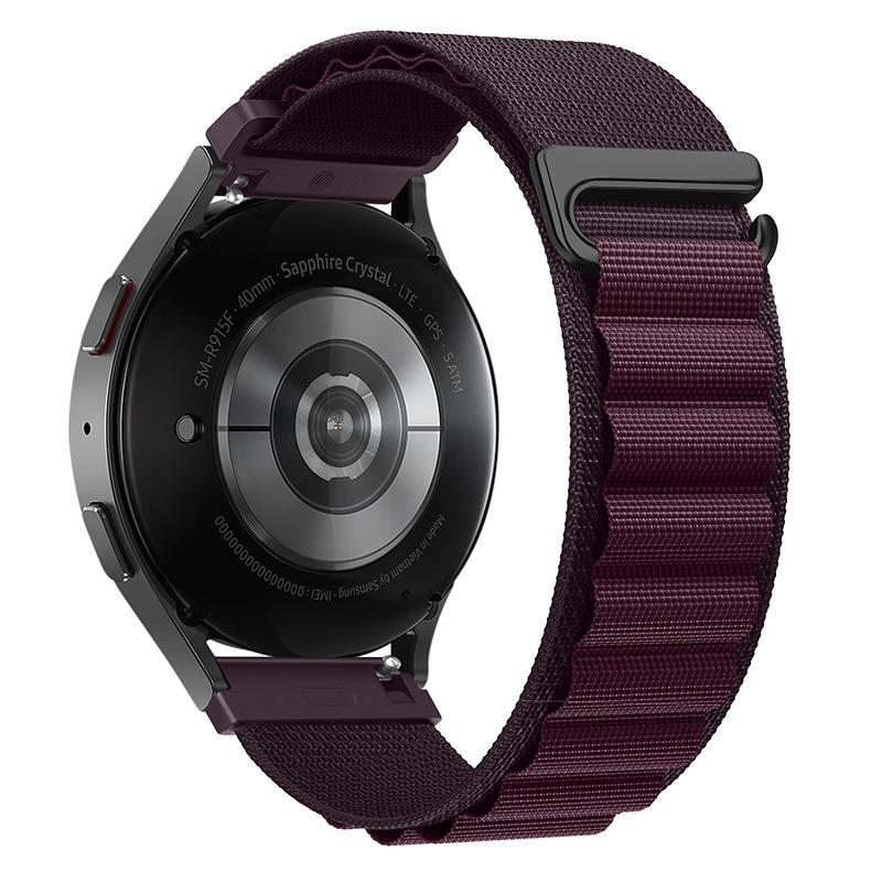 20 мм 22 мм Нейлоновый альпийский ремешок для Samsung Watch 7 6 5 4 / Huawei Watch 5/4/3/GT5-4-3 Pro Браслет Amazfit Active 2/Bip 6 Ремешок