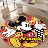 Personalized M-Mickey Round Chair Office Rug - Perfect for Mat, Office Chair & More - Ideal Gift for Birthdays and Holidays
