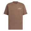 Gfx Short Sleeve T-Shirt Comfortable Versatile Fashion Soft Solid Color Letter Short Sleeve T-Shirt Men Tops Brown KF0125