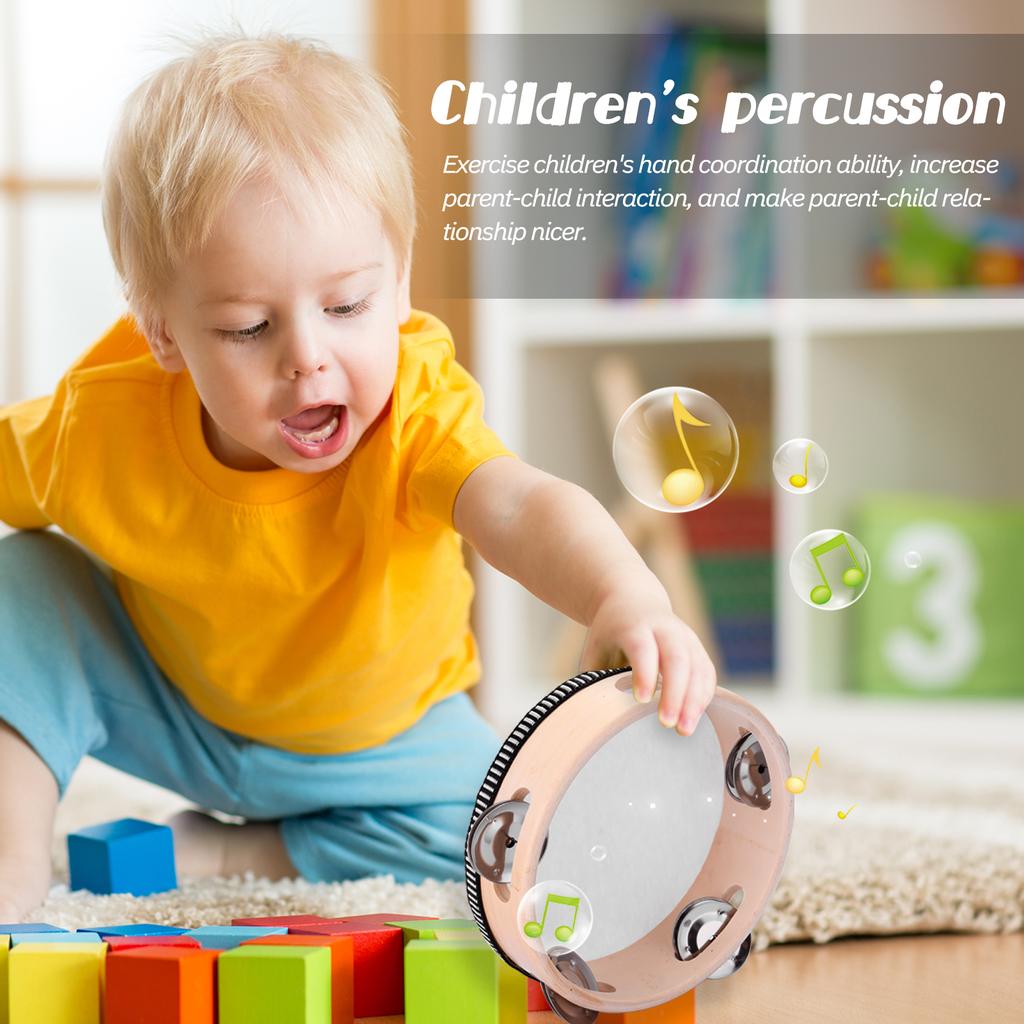 11pcs Children Hand Percussion Instruments Kit Portable Kids Music Enlightenment Musical Instruments Set