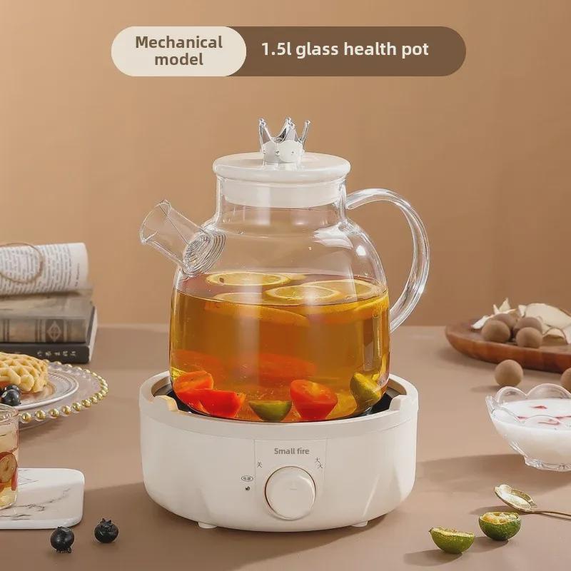 Многофункциональный стеклянный чайник: Компактный дизайн для дома или офиса