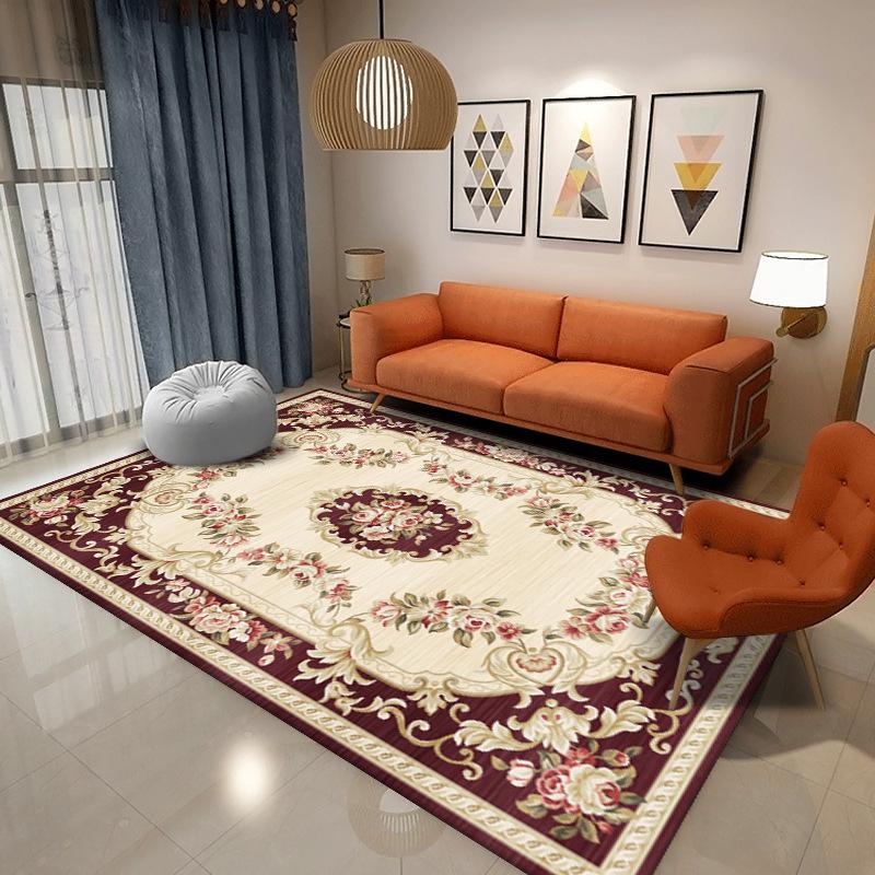 Новый ковер для гостиной в китайском стиле, коврик для журнального столика, прикроватная тумбочка в китайском стиле, декоративные нескользящие большие ковры