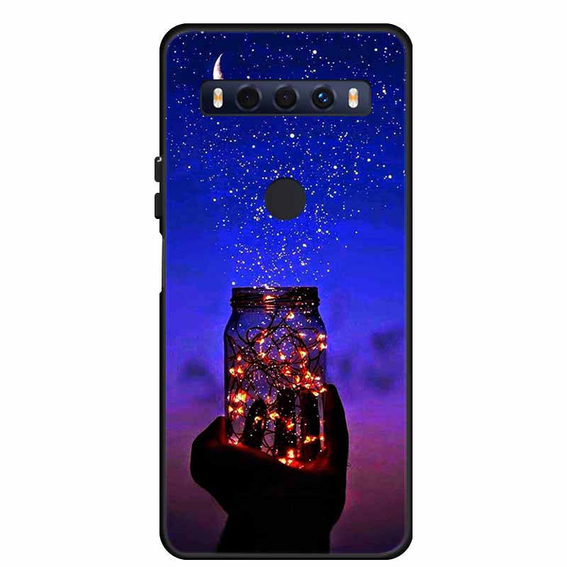 Для чехла TCL 10 SE 10SE Coque Черный ТПУ Силикон Мягкая задняя крышка Чехлы Для телефона TCL 10 SE 6.52" Funda Сумка Защитный чехол