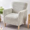 Flowers Club Armchair Cover Stretch Square Arm Back Tub Slipcover Single Small Chair Seater Sofa Cover for Home Club Bar