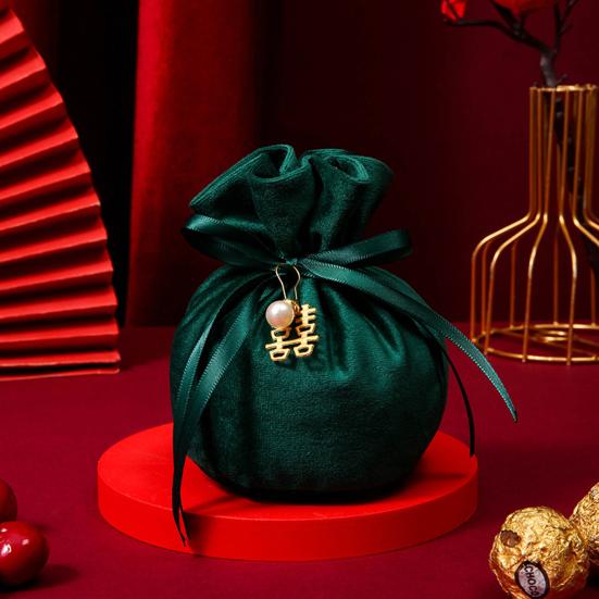 Конфетный мешок с искусственным жемчугом креативный шнурок для хранения рождественских свадебных украшений