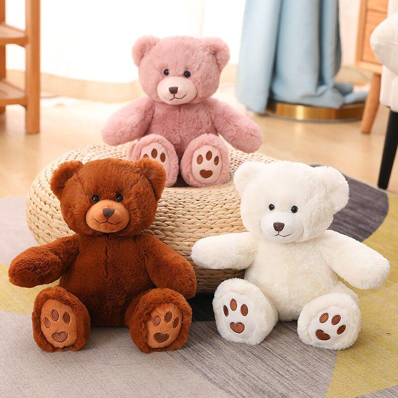 1pc 35cm Super Soft Teddy Bear Dolls Stuffed Pillow Toys Bear Charming Baby Toy Kids Girls Birthday Brinquedos Valentine Gifts