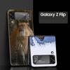 Cute Capybara Phone Case for Samsung Galaxy Z Flip 3 4 5 Folding Shell For Samsung Z Flip3 Flip4 Hard PC Fundas Bumper Cover