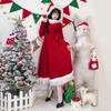 Рождественский костюм Санта-Клауса Рождественский костюм Сценический костюм для вечеринки Платье