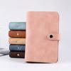 A6 Artificial Leather Button Closure Binder with Cash Envelope Pocket and Replacement Storage Bag, Perfect for Budgeting and Savings in Daily Life