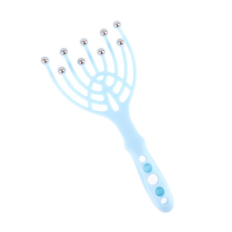 Массажер для головы осьминога, расслабляющее средство для головы, снимает стресс, акупунктурные точки, уход за волосами, когтями