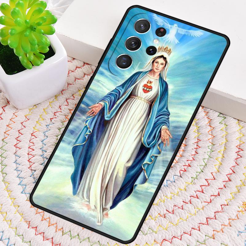 Чехол из ТПУ для телефона с принтом Девы Марии для Samsung Galaxy note 10 pro S26 S25 S24 S23 S22 Ultra Plus S21 FE S20 Ударопрочный чехол