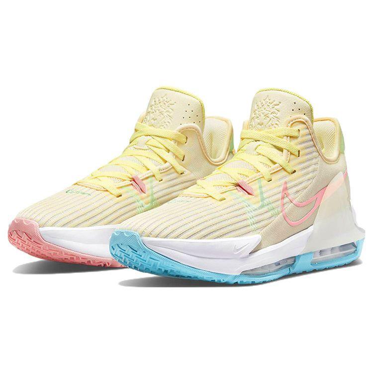 Nike LeBron Witness 6 Пасхальные мужские кроссовки Желтый кокосово-молочный пар-зеленый CZ4052-103