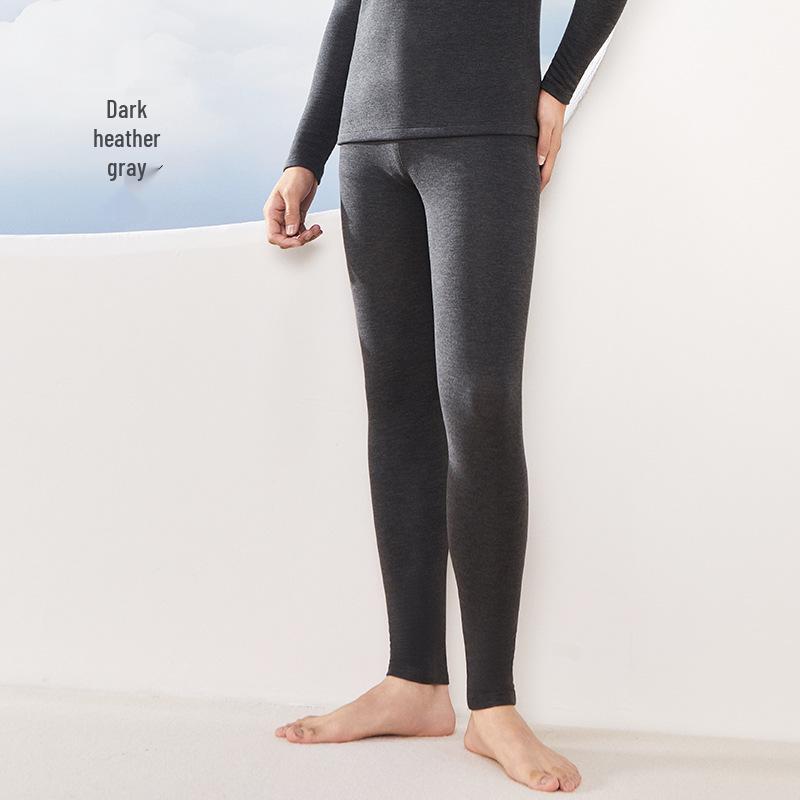 Мужской термокомплект из кашемира, похожего на шелк - Толстый, теплый и с отделкой для осени/зимы