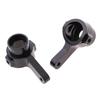 1 Pair Metal Steering Front Hub Carriers /16 WPL RC Car Upgrade Parts Black