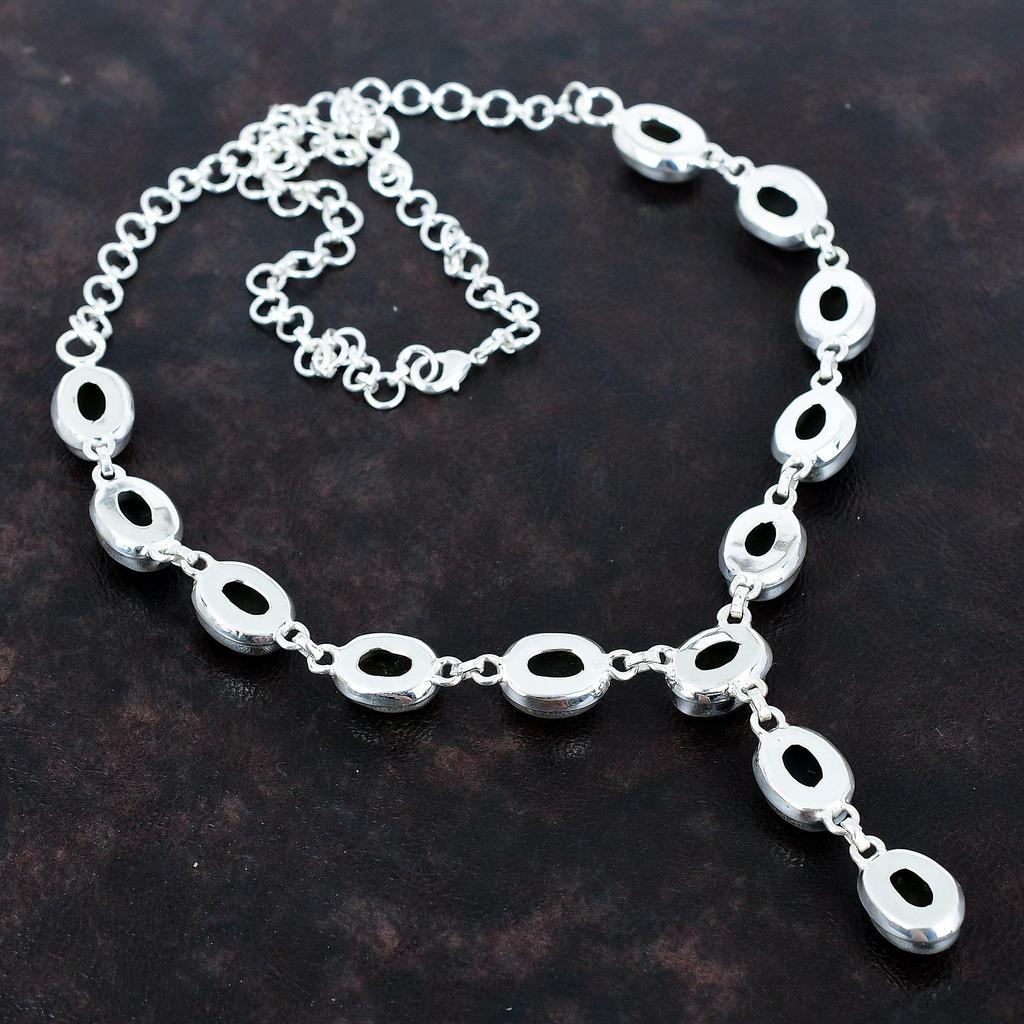 Pietersite Necklace Gemstone Necklace Handmade Jewelry 925 Sterling Silver Adjustable Chain Necklace Natural Pietersite Jewelry Wedding Gift