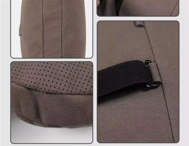 Замшевая подушка для поясницы на подголовник Toyota - Camry, Highlander, Avalon, RAV4, Wildlander