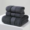 Хлопковое полотенце Утолщенный длинноволокнистый хлопок Взрослые бытовые Мягкие впитывающие воду безворсовые полотенца для гостиниц Удобные текстильные полотенца для дома