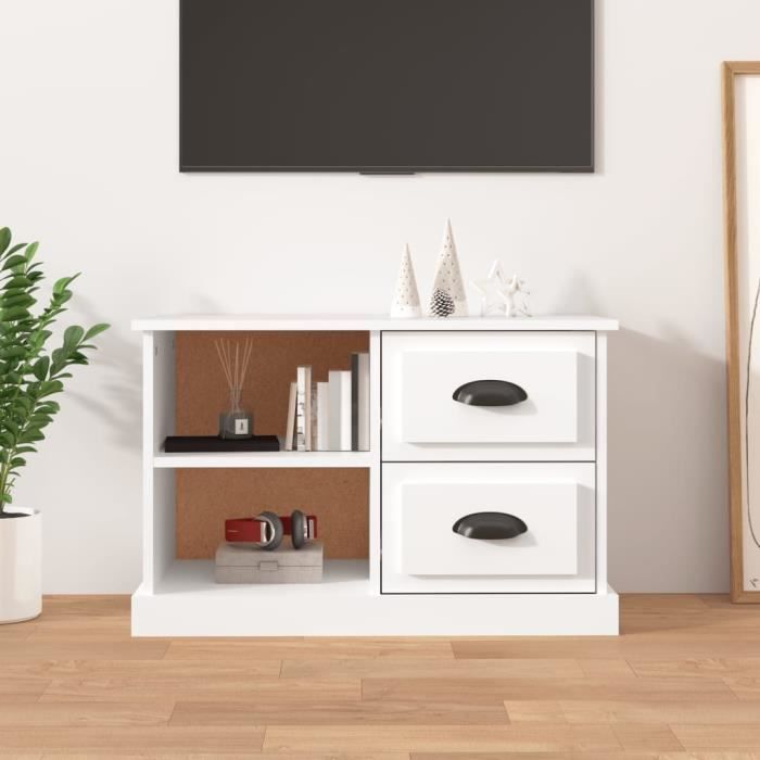 VidaXL TV Cabinet White 73x35.5x47.5 Cm Engineered Wood 816168