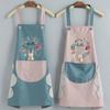 Aprons For Woman Kitchen Apron Household Apron for Kitchen Oil-Proof Baking Accessories Waterproof Wipeable Kitchen Apron