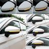 Volkswagen compatible door mirror sequential turn signals with LEDs for VW Flowing turn signals with smoked Tiguan, Touareg, etc. lenses.