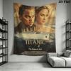 Titanic'S Legacy Jack Returns Tapestry Fashion Print Background Cloth Background Cloth Home Decor Wall Covering Decoration
