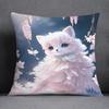 High-value Fox Cat Pillowcase Car Ornaments Office Living Room Sofa Home Pillowcase