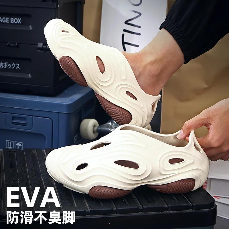 2025 Foam Runner Shoes Comfort Platform Lightweight Slipper Non-Slip Quick-Drying Cloud Slide Slip-On Soft Sport Beach Sandals