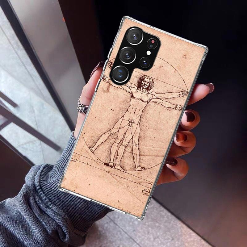 Black Hole Human Body Password Phone Case For Samsung Galaxy S23 S24 S25 Edge S26 Ultra S22 + S21 Plus S20 FE Cover Silicone Pri