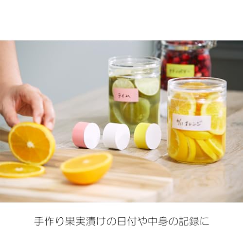 Набор ленты Nichiban Dear Kitchen Wazaari с держателем, белая, DK-WAN255H, и маркера Wazaari DK-MK6 | Приготовление заранее, Заморозка и Хранение, Герметизация, с магнитом