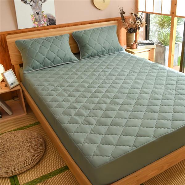 Водонепроницаемый чехол на кровать, стеганый наматрасник с тиснением, водонепроницаемая простыня, защита от клещей, наматрасник, покрывало (Нет наволочки)