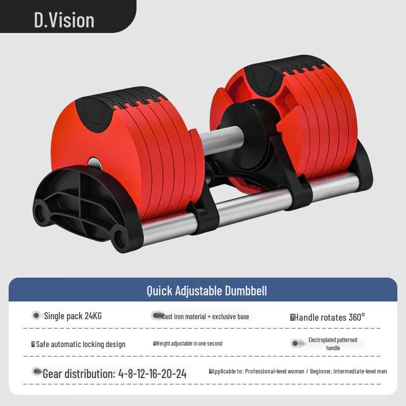 WEISHIDUN Cast Iron Adjustable Dumbbell Set