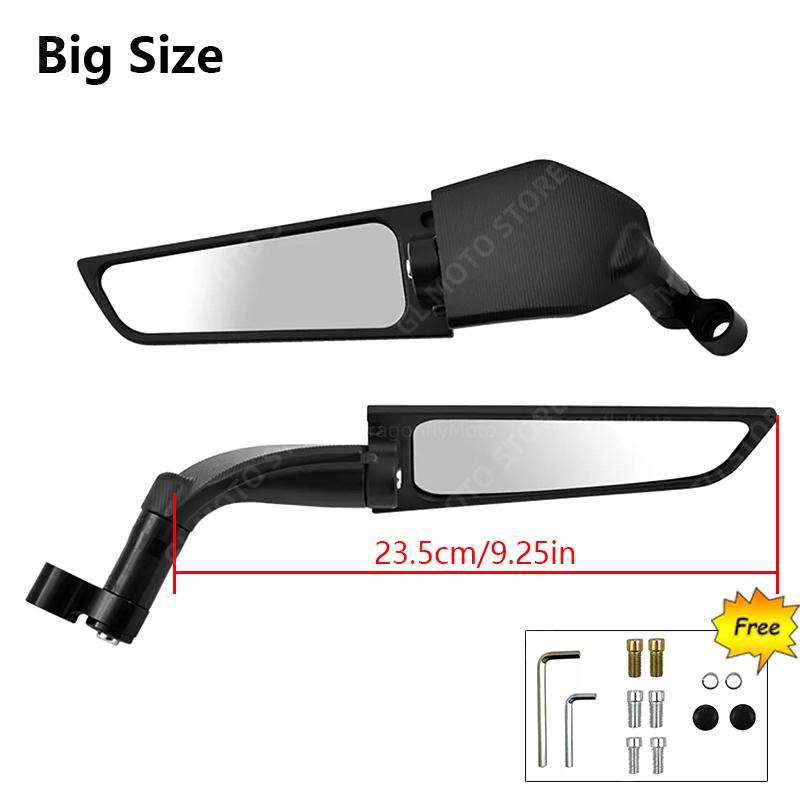 For Kawasaki Z900 Z 900 Motorcycle Wind Wing Side Rearview Mirror Adjustable Rotating Motorbike Accessories Reversing
