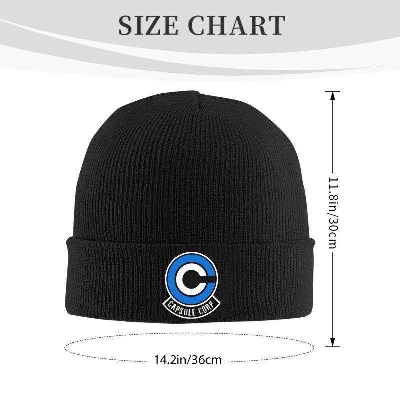 Dragon Capsule Ball Corp Print Beanie Hat Adults Knitted Hat Soft Warm Skullies Beanies Cap Autumn Winter Outdoor Bonnet Hats