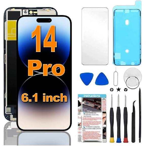 Для замены экрана iPhone XR 6,1 дюйма, ЖК-дисплей, сенсорный экран, сборка дигитайзера с инструментами для ремонта, совместим с моделями A1984, A2105, A2106,