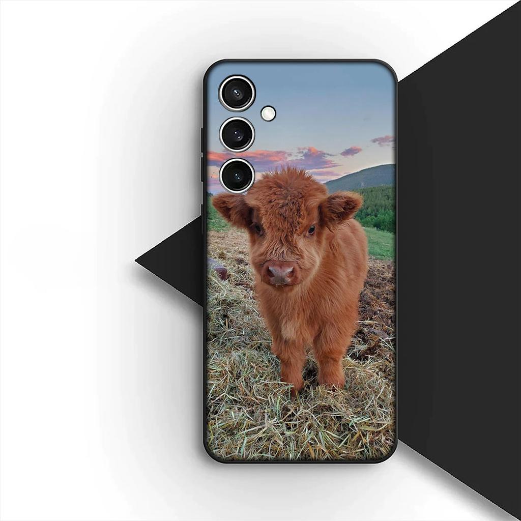 Cow Print Wallpaper Silicone Cover for Xiaomi Poco C75 C65 C85 X7 X6 M8 F7 F8 Ultra F6 Pro 5G Mi Coque Phone Case