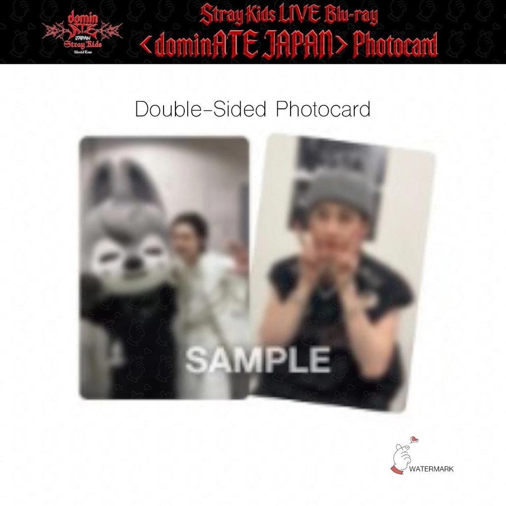 ПРЕДЗАКАЗ Stray Kids World Tour dominATE JAPAN LIVE Blu-ray RAKUTEN POB Двусторонняя фотокарточка Подложка ОФИЦИАЛЬНАЯ