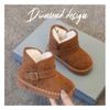 Winter Children's Snow Boots, Girls' Shoes, Winter Boys' Boots, Baby Boots with Plush and Thick Cotton Shoes