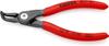 KNIPEX Precision Snap Ring Pliers for Curved 4821-J01 Holes, (SB)
